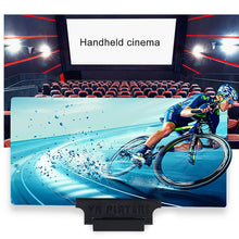 Load image into Gallery viewer, F6 12 inch Universal Foldable 3D Mobile Phone Screen Magnifier with Lazy Stand