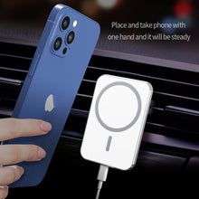 Load image into Gallery viewer, X16 Magsafe Car Air Outlet Vent Mount Clamp Holder 15W Fast Charging Qi Magnetic Wireless Charger, X16