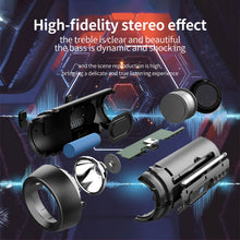 Load image into Gallery viewer, ZEALOT A1 Multifunctional Bass Wireless Bluetooth Speaker, Built-in Microphone, Support Bluetooth Call &amp; AUX &amp; TF Card &amp; LED Lights