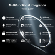 Load image into Gallery viewer, ZEALOT A2 Multifunctional Bass Wireless Bluetooth Speaker, Built-in Microphone, Support Bluetooth Call &amp; AUX &amp; TF Card &amp; LED Lights