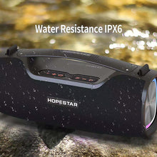 Load image into Gallery viewer, HOPESTAR A6X TWS Portable Outdoor Bluetooth Speaker with Colorful Music Lights, Support Power Bank &amp; Hands-free Call &amp; U Disk &amp; TF Card &amp; 3.5mm AUX