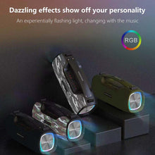 Load image into Gallery viewer, HOPESTAR A6X TWS Portable Outdoor Bluetooth Speaker with Colorful Music Lights, Support Power Bank &amp; Hands-free Call &amp; U Disk &amp; TF Card &amp; 3.5mm AUX