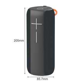 HOPESTAR P14 Pro Portable Outdoor Waterproof Wireless Bluetooth Speaker, Support Hands-free Call & U Disk & TF Card & 3.5mm AUX & FM
