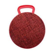 Load image into Gallery viewer, A01L Cloth Texture Round Portable Mini Bluetooth Speaker, Support Hands-free Call &amp; TF Card