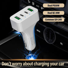 Load image into Gallery viewer, WLX-K26 40W Dual PD + Dual QC Multi-function Car Charger, WLX-K26