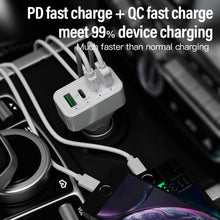 Load image into Gallery viewer, WLX-K26 40W Dual PD + Dual QC Multi-function Car Charger, WLX-K26