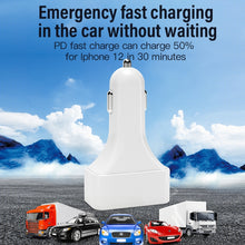 Load image into Gallery viewer, WLX-K26 40W Dual PD + Dual QC Multi-function Car Charger, WLX-K26