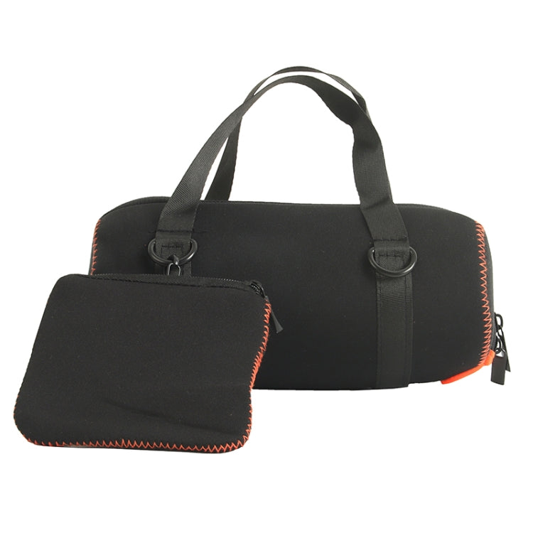 EVA Outdoor Portable Speaker Protective Cover with Shoulder Strap & Carabiner For JBL Charge 5