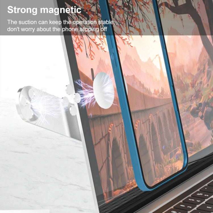 R-JUST SJ05-3 Multi-function Laptop Magnetic Expanded Metal Holder, SJ05-3 Silver, SJ05-3 Green, SJ05-3 Blue
