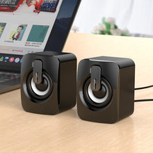 Load image into Gallery viewer, A2 USB 2.0 Wire-controlled Non-luminous Mobile Phone Computer Mini Desktop Speaker, Non-luminous