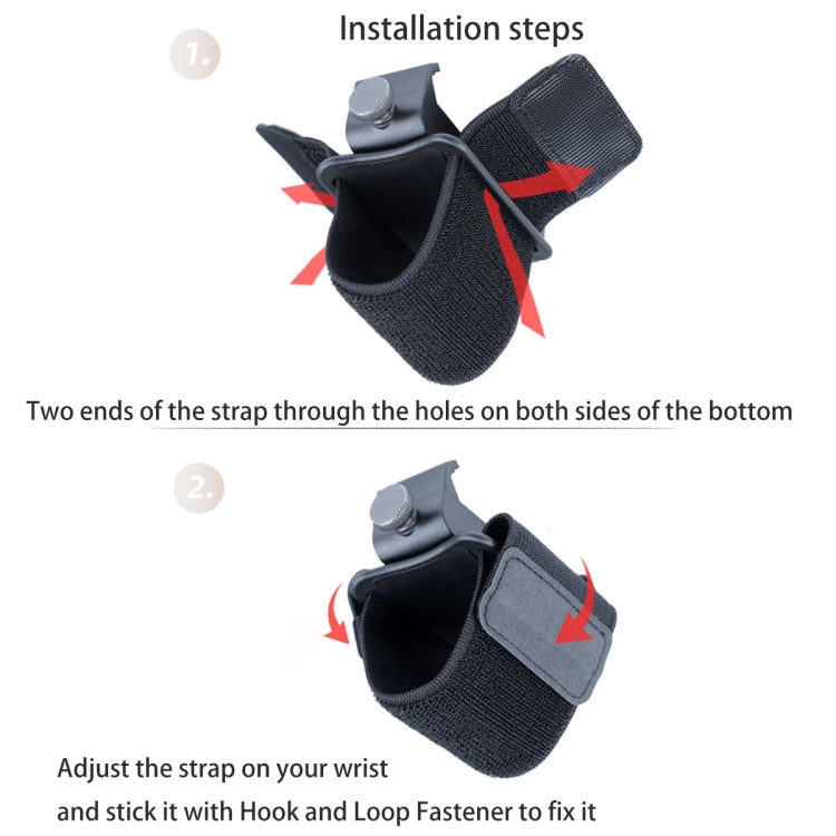 Elastic Wristband Hands Free Phone Holder, Wristband Length: 40cm