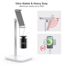 Load image into Gallery viewer, Desktop Liftable Anti-Skid Mobile Phone and Tablet Holder