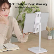Load image into Gallery viewer, Desktop Liftable Anti-Skid Mobile Phone and Tablet Holder