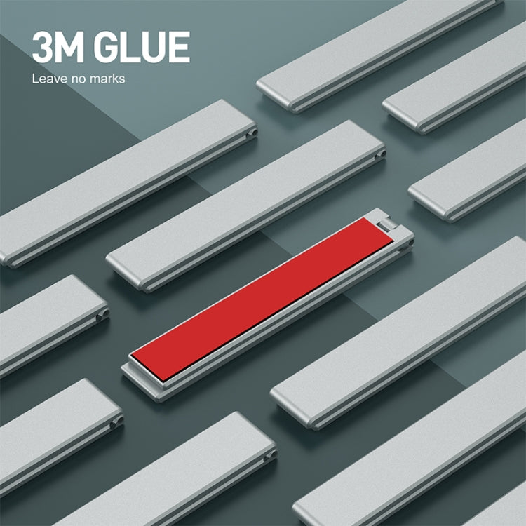 R-JUST SJ07 Linear Shape Magnetic Folding Portable Aluminum Alloy Mobile Phone Holder