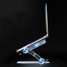 Load image into Gallery viewer, R-JUST HZ22 Dual-purpose Desktop Fan Aluminum Alloy Laptop  Bracket with Light