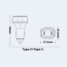Load image into Gallery viewer, ACC-580 Dual Ports PD 60W Fast Charging Car Charger