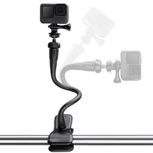Load image into Gallery viewer, Flexible Arm Desktop Rod Action Camera Phone Holder Stand