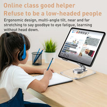 Load image into Gallery viewer, R-JUST T632 Acrylic 360 Degree Rotating Desktop Tablet Stand