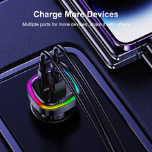 Load image into Gallery viewer, REMAX RCC330 Earl Series 3 in 1 Car 66W PD Fast Charger with Indicator Light, RCC330