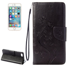 Load image into Gallery viewer, For  iPhone 8 &amp; 7  Pressed Flowers Horizontal Flip Leather Case with Holder &amp; Card Slots &amp; Wallet