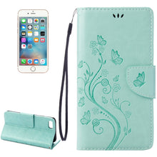 Load image into Gallery viewer, For  iPhone 8 &amp; 7  Pressed Flowers Horizontal Flip Leather Case with Holder &amp; Card Slots &amp; Wallet