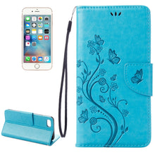 Load image into Gallery viewer, For  iPhone 8 &amp; 7  Pressed Flowers Horizontal Flip Leather Case with Holder &amp; Card Slots &amp; Wallet