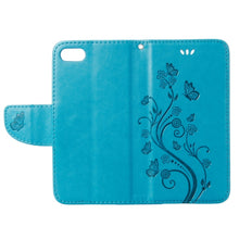 Load image into Gallery viewer, For  iPhone 8 &amp; 7  Pressed Flowers Horizontal Flip Leather Case with Holder &amp; Card Slots &amp; Wallet