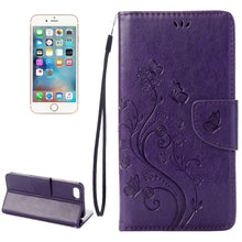Load image into Gallery viewer, For  iPhone 8 &amp; 7  Pressed Flowers Horizontal Flip Leather Case with Holder &amp; Card Slots &amp; Wallet