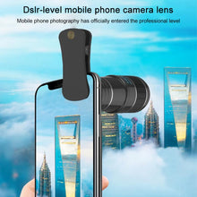 Load image into Gallery viewer, HAUTIK HK-002 5 in 1 180 Degree Fisheye Lens + 0.65X Macro &amp;  Wide Lens + 12X Telephoto Lens + Star Line Lens Kits