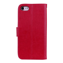 Load image into Gallery viewer, Fro  iPhone 8 &amp; 7  Roses Pressed Flowers Pattern Flip Leather Case with Holder &amp; Card Slots &amp; Wallet