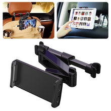 Load image into Gallery viewer, CHZ-06 Retractable Car Backrest Holder for 7-14 inch Mobile Phones / Tablets, For 7-14 inch Phones Red, CHZ-06