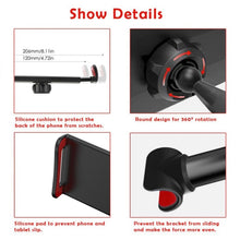 Load image into Gallery viewer, CHZ-06 Retractable Car Backrest Holder for 7-14 inch Mobile Phones / Tablets, For 7-14 inch Phones Red, CHZ-06