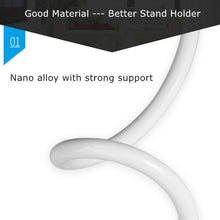 Load image into Gallery viewer, UBN-46 Regular Version Rotatable and Detachable Lazy Desktop Bedside Stand Mobile Phone Stand, Height: 90cm