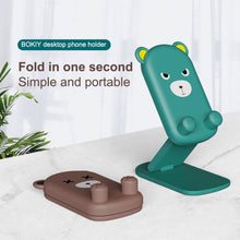 Load image into Gallery viewer, DK-XX-111 Cartoon Animal Retractable Phone Lazy Bracket Foldable Desktop Holder