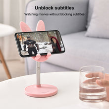 Load image into Gallery viewer, 03247 Rabbit Retractable Phone Lazy Bracket Foldable Desktop Holder
