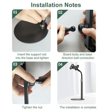 Load image into Gallery viewer, ZM17 Retractable Rotatable Outdoor Selfie Desktop Phone Stand for 4.6-7.8 inch Mobile Phones / Tablets