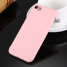 Load image into Gallery viewer, For  iPhone 8 &amp; 7  Solid Color TPU Protective Case Without Round Hole