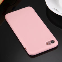 Load image into Gallery viewer, For  iPhone 8 &amp; 7  Solid Color TPU Protective Case Without Round Hole