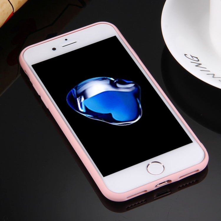 For  iPhone 8 & 7  Solid Color TPU Protective Case Without Round Hole