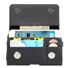 Load image into Gallery viewer, Universal Litchi Texture Vertical Flip Thwartwise PU Leather Case / Waist Bag with Back Splint &amp; Card Slots &amp; 15cm Lanyard for  iPhone 8 &amp; 7  &amp; 6s &amp; 6, Galaxy SIV &amp; SIII, Xiaomi Redmi 3 &amp; 3X, Size: 14.3 x 7.5 x 1.5 cm
