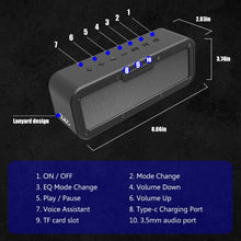 Load image into Gallery viewer, XDOBO Wake 1983 IPX7 Waterproof Portable Outdoor Wireless Bluetooth Speaker