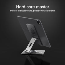 Load image into Gallery viewer, MOMAX KH5E Aluminum Alloy Rotating Folding Tablet Phone Holder