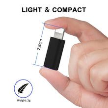 Load image into Gallery viewer, ENKAY Hat-Prince HC-6 Mini ABS USB-C / Type-C 3.1 to 8 Pin Port Connector Adapter(White)