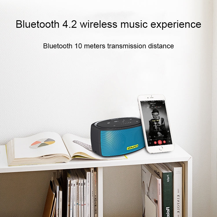 awei Y210 Portable Wireless Bluetooth Speaker V4.2 with Enhanced Bass, Support NFC / TF Card / AUX