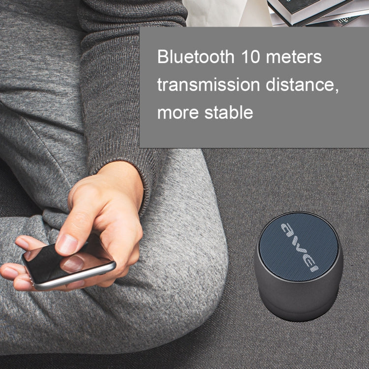 awei Y500 Mini Portable Wireless Bluetooth Speaker with 3D Stereo, Built-in Mic, Support TF Card / AUX