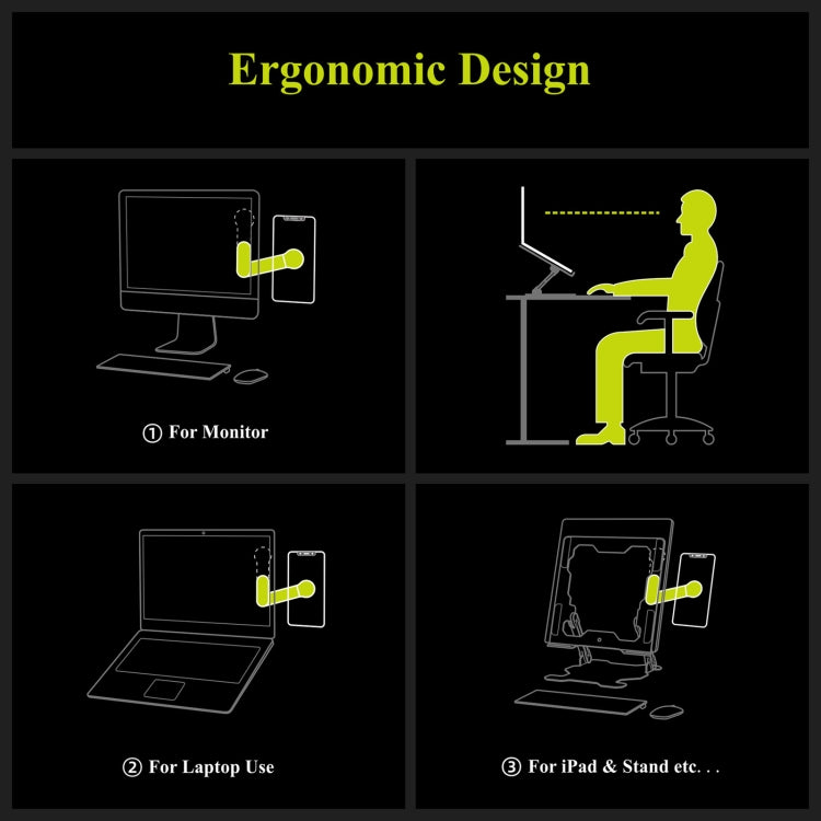 T617 Multi-function Laptop Folding Magnetic Expanded Metal Bracket