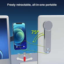 Load image into Gallery viewer, T617 Multi-function Laptop Folding Magnetic Expanded Metal Bracket