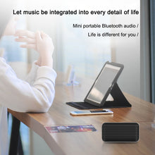 Load image into Gallery viewer, BT209 Outdoor Portable Ultra-thin Mini Wireless Bluetooth Speaker, Support TF Card &amp; Hands-free Calling