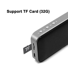 Load image into Gallery viewer, BT209 Outdoor Portable Ultra-thin Mini Wireless Bluetooth Speaker, Support TF Card &amp; Hands-free Calling