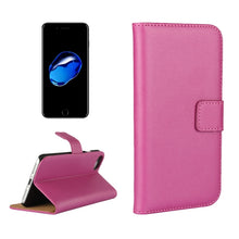 Load image into Gallery viewer, For  iPhone 8 &amp; 7  Genuine Split Horizontal Flip Leather Case with Holder &amp; Card Slots &amp; Wallet